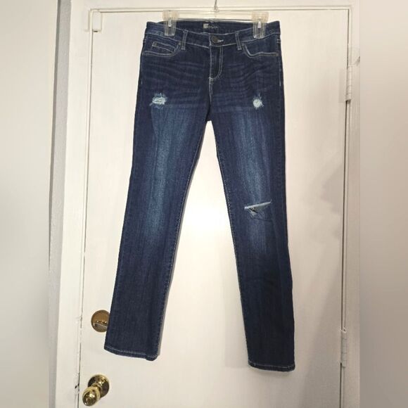 Kut From The Kloth Straight Leg Jeans Sz 4 - Picture 1 of 10